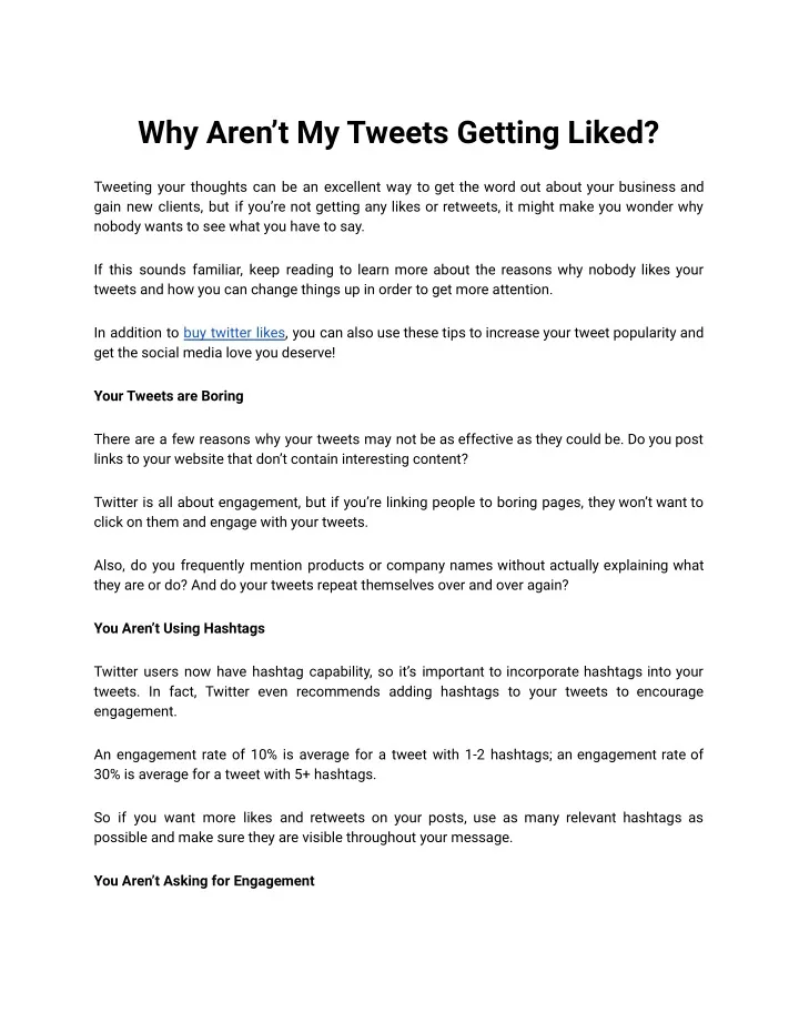 ppt-why-aren-t-my-tweets-getting-liked-powerpoint-presentation-free