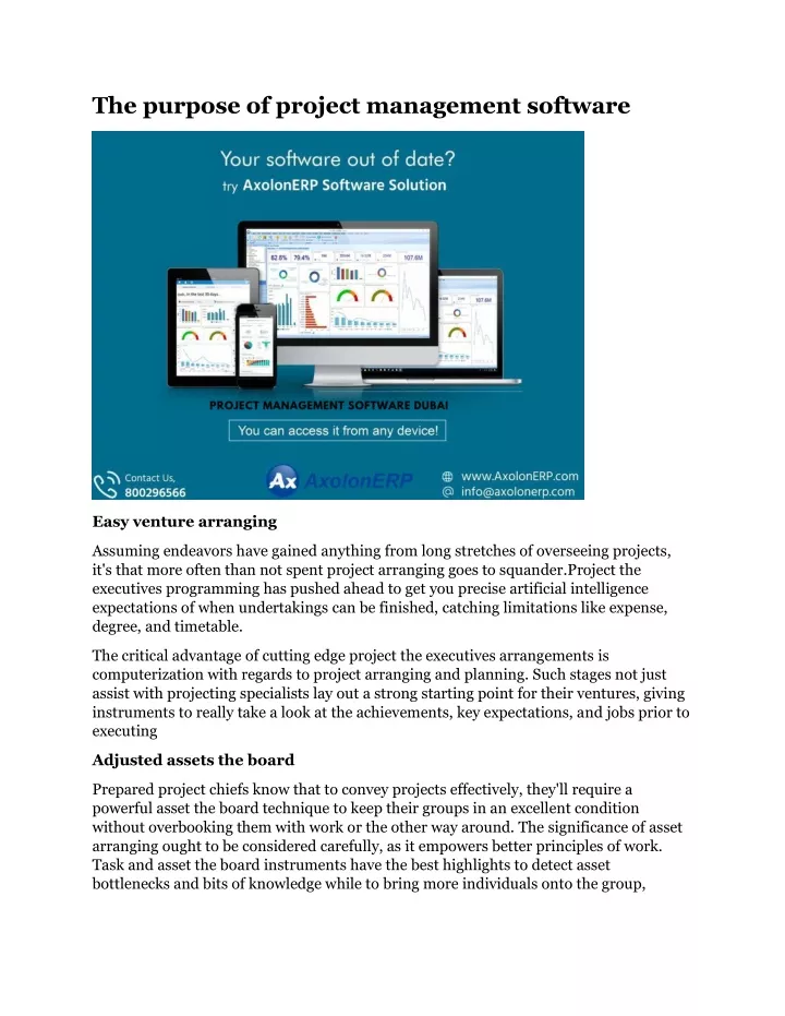 ppt-the-purpose-of-project-management-software-is-to-help-project-managers-powerpoint