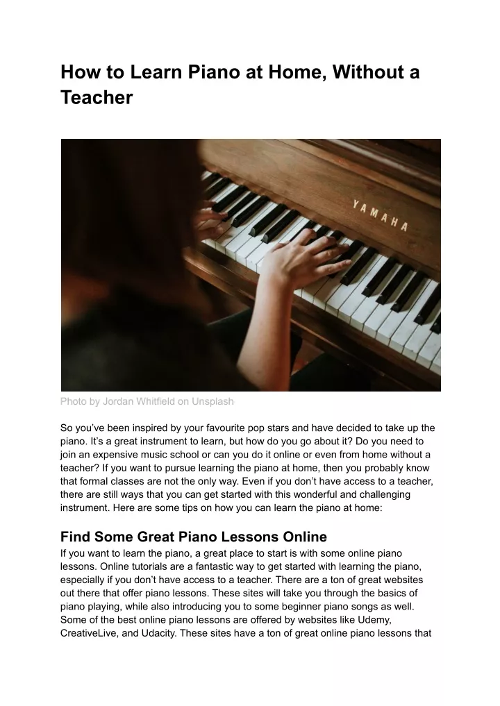 ppt-how-to-learn-piano-at-home-without-a-teacher-powerpoint