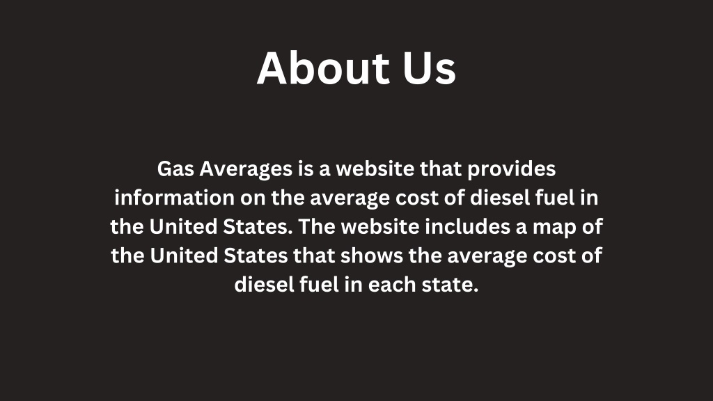 PPT Diesel Fuel Average Cost PowerPoint Presentation, free download