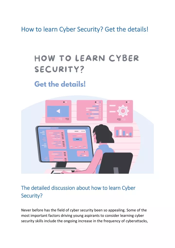 Ppt how to learn cyber security find the answers powerpoint 