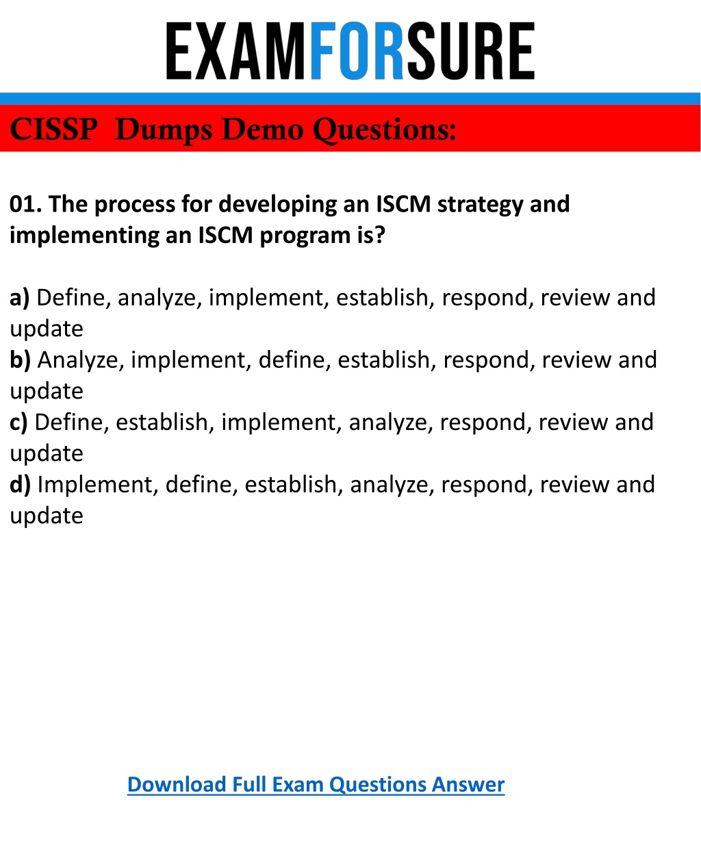 Related CISSP Exams