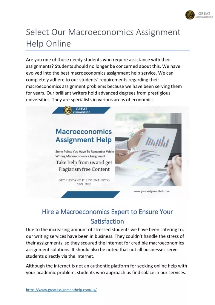 macroeconomics assignment topics