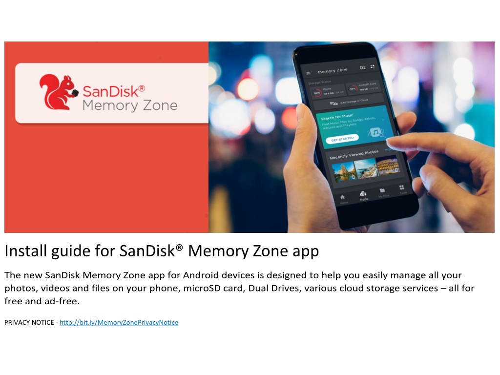 PPT - SanDiskMemoryZone_QuickStartGuide PowerPoint Presentation, free ...