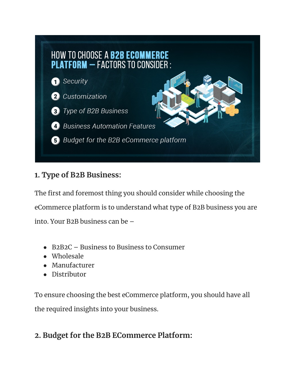 Ppt Choose The Best B2b Ecommerce Platforms For Your Business