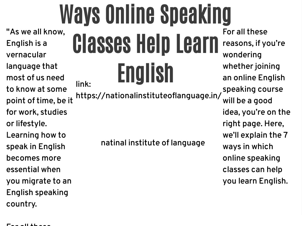 ppt-ways-online-speaking-classes-help-learn-english-powerpoint