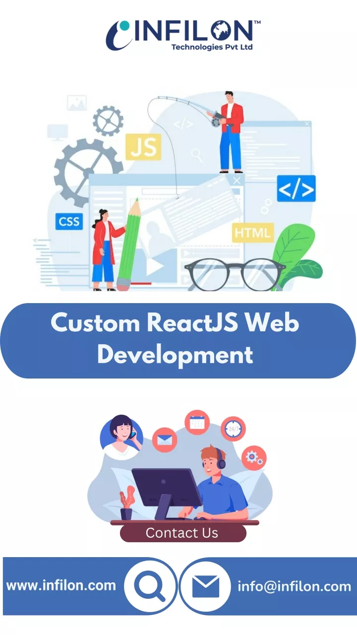 PPT Custom ReactJS  Development PowerPoint Presentation, free