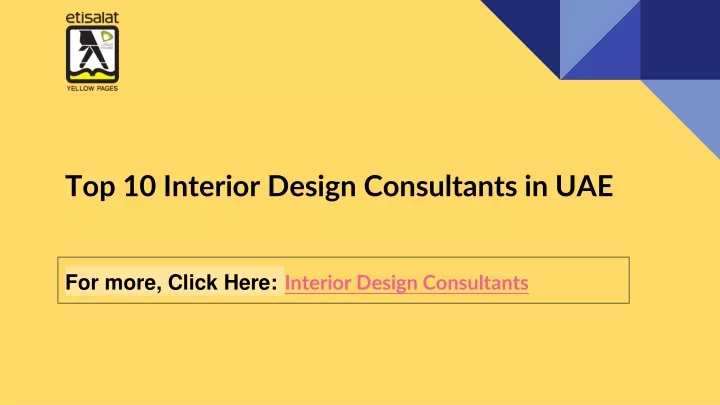 Interior Design Consultants In Uae