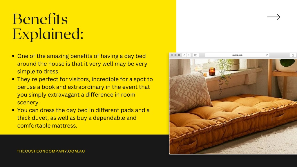 PPT Benefits of Daybed Floor Cushion PowerPoint Presentation, free