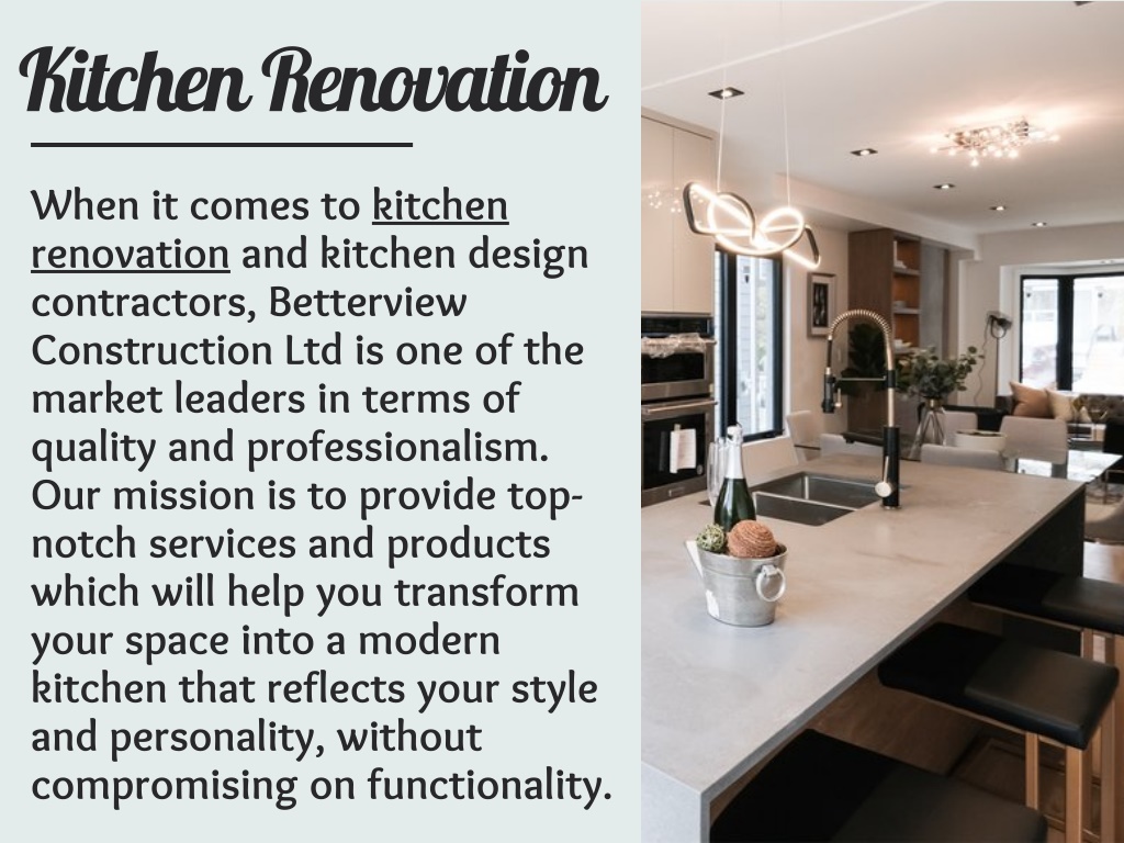 PPT - Home Renovation Services in Richmond Hill | Kitchen Renovation ...