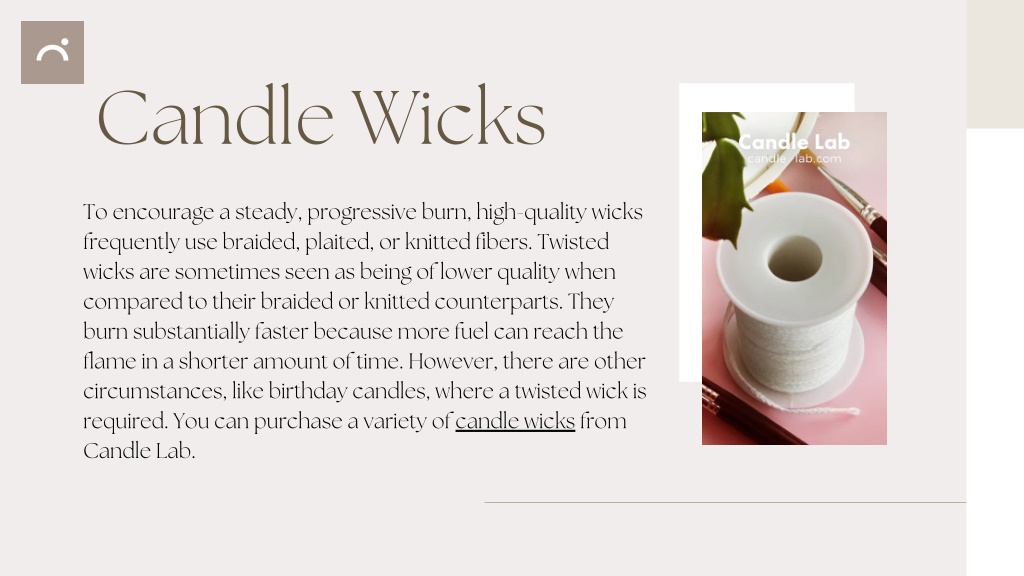 PPT Purchase Variety Of Candle Wicks Candle Lab PowerPoint