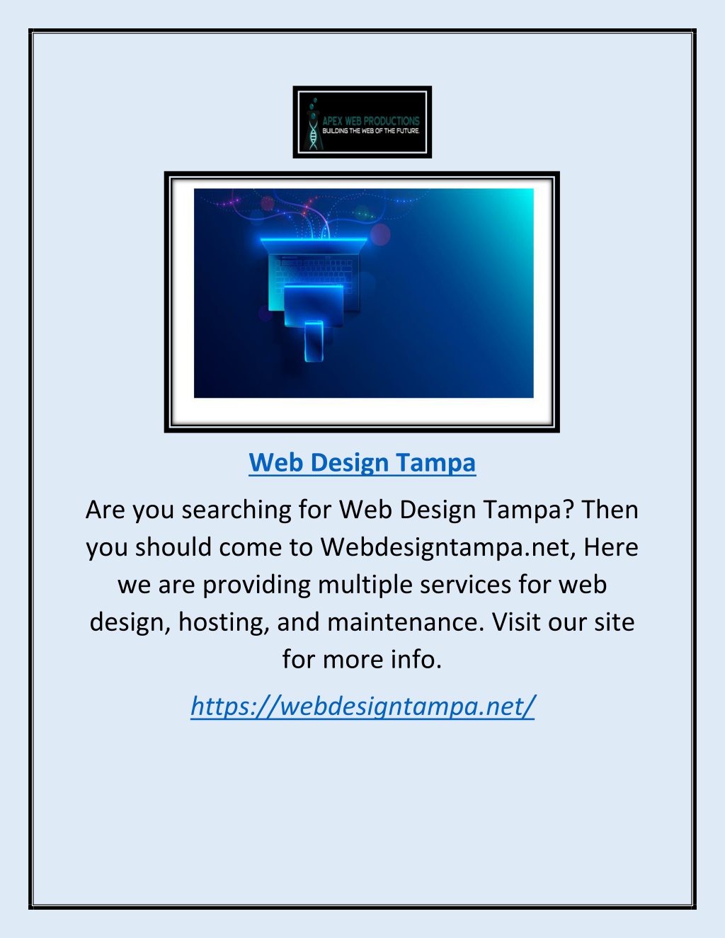 PPT - Web Design Tampa | Webdesigntampa.net PowerPoint Presentation