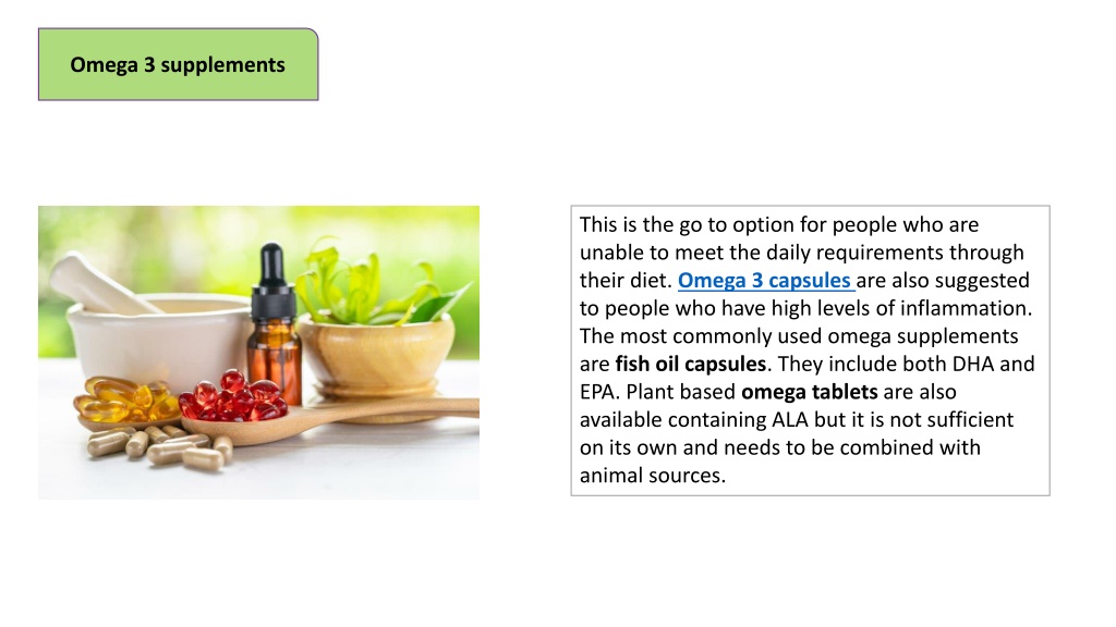 PPT Top 10 Richest Sources of Omega 3 Fatty Acid PowerPoint