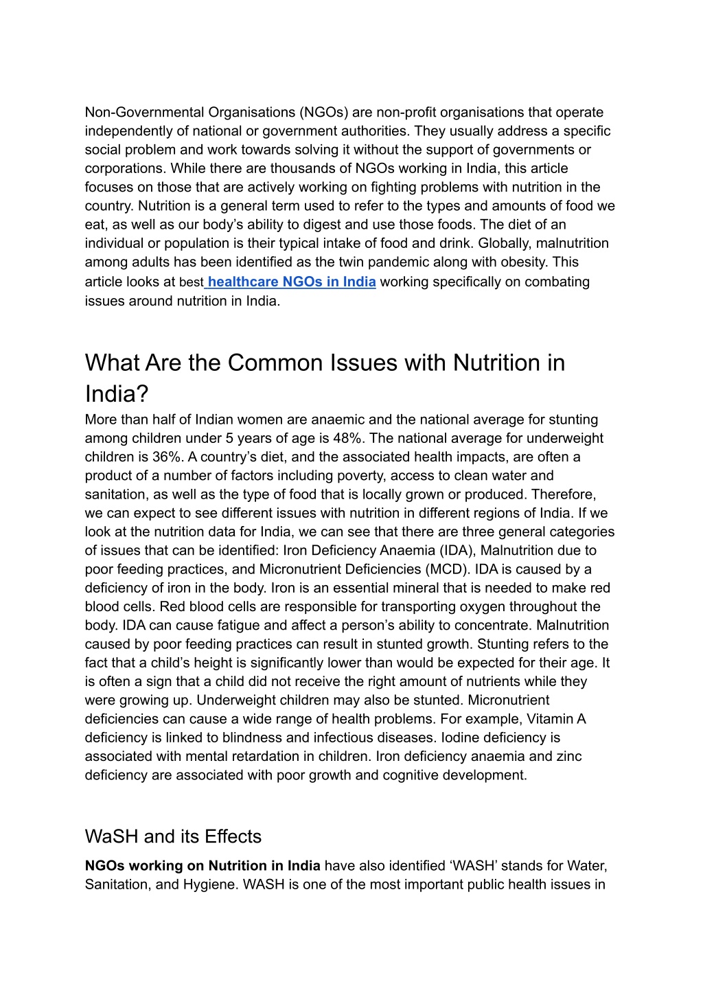 PPT - What You Need to Know About NGOs Working on Nutrition in India ...