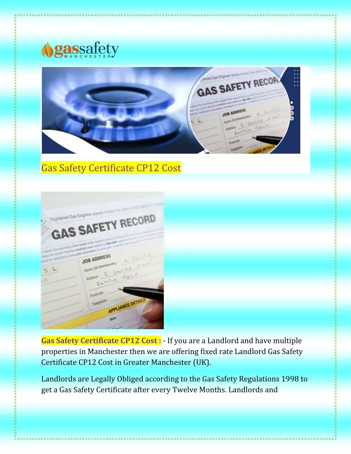 What Are The Gas Safety Regulations 2023