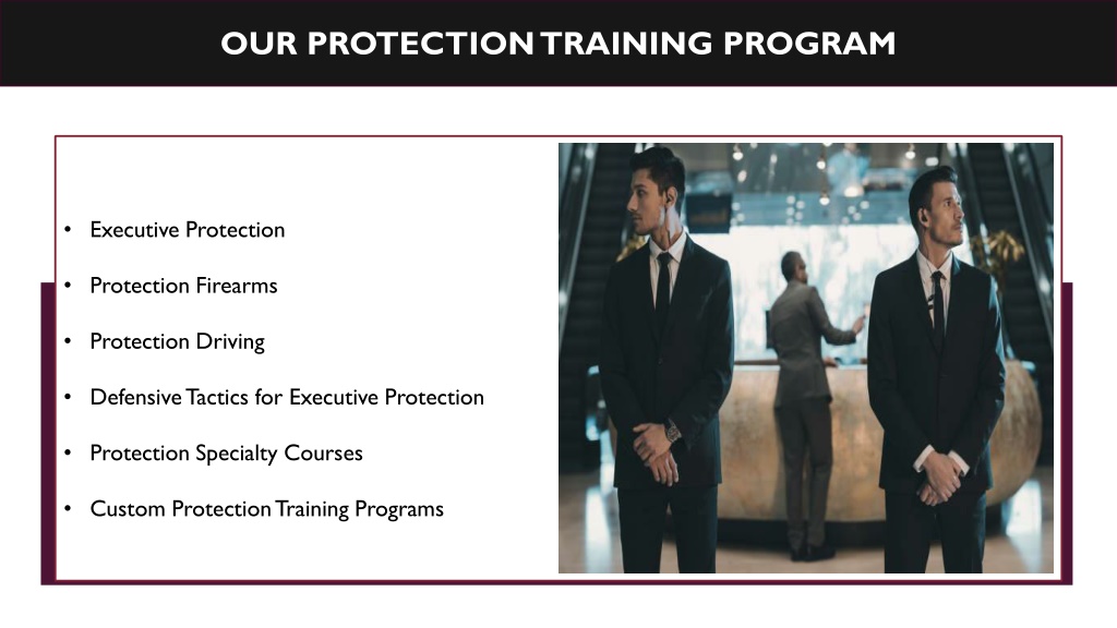 Ppt Importance Of Executive Protection Training Powerpoint Presentation Id11724538 