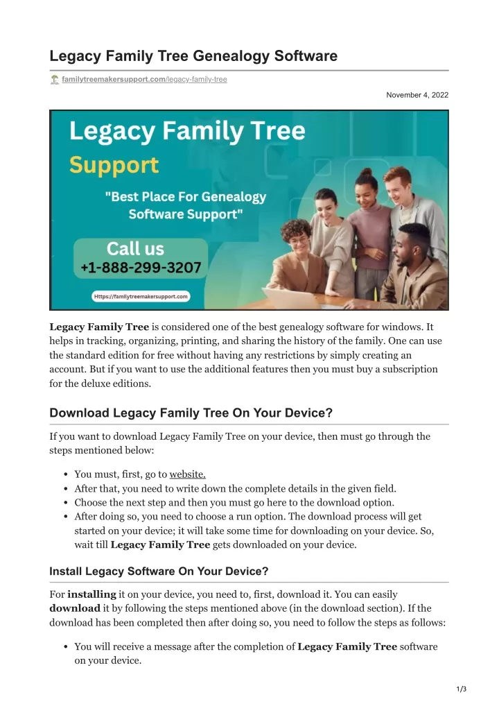 PPT - Legacy Family Tree Genealogy Software PowerPoint Presentation ...