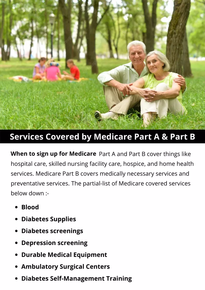 ppt-services-covered-by-medicare-part-a-part-b-powerpoint