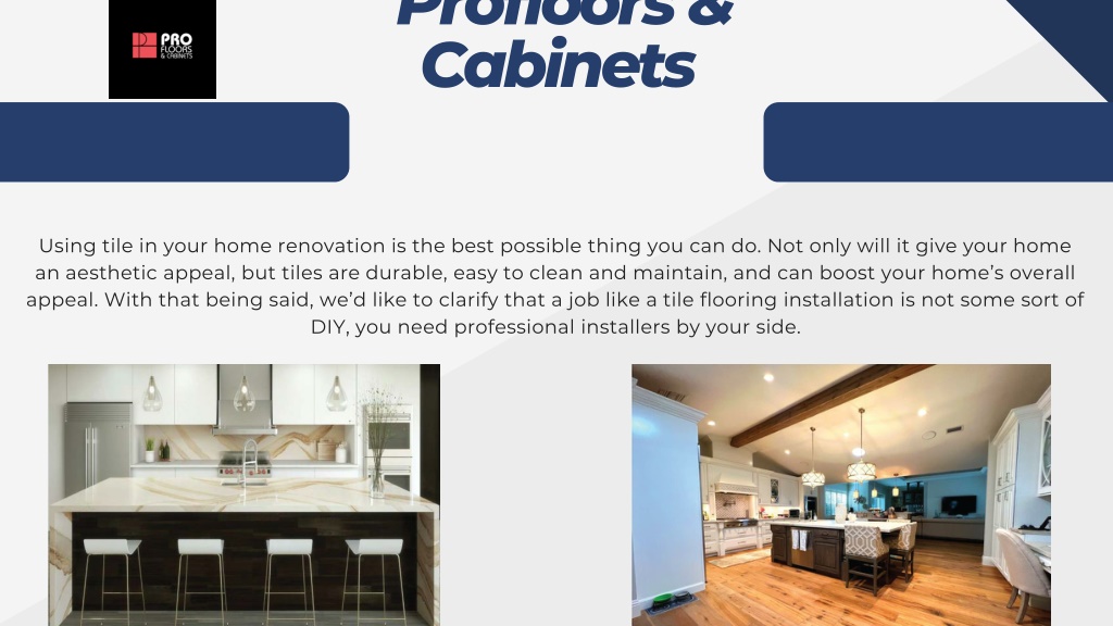 PPT - Tile Flooring Installation | Profloors & Cabinets PowerPoint ...