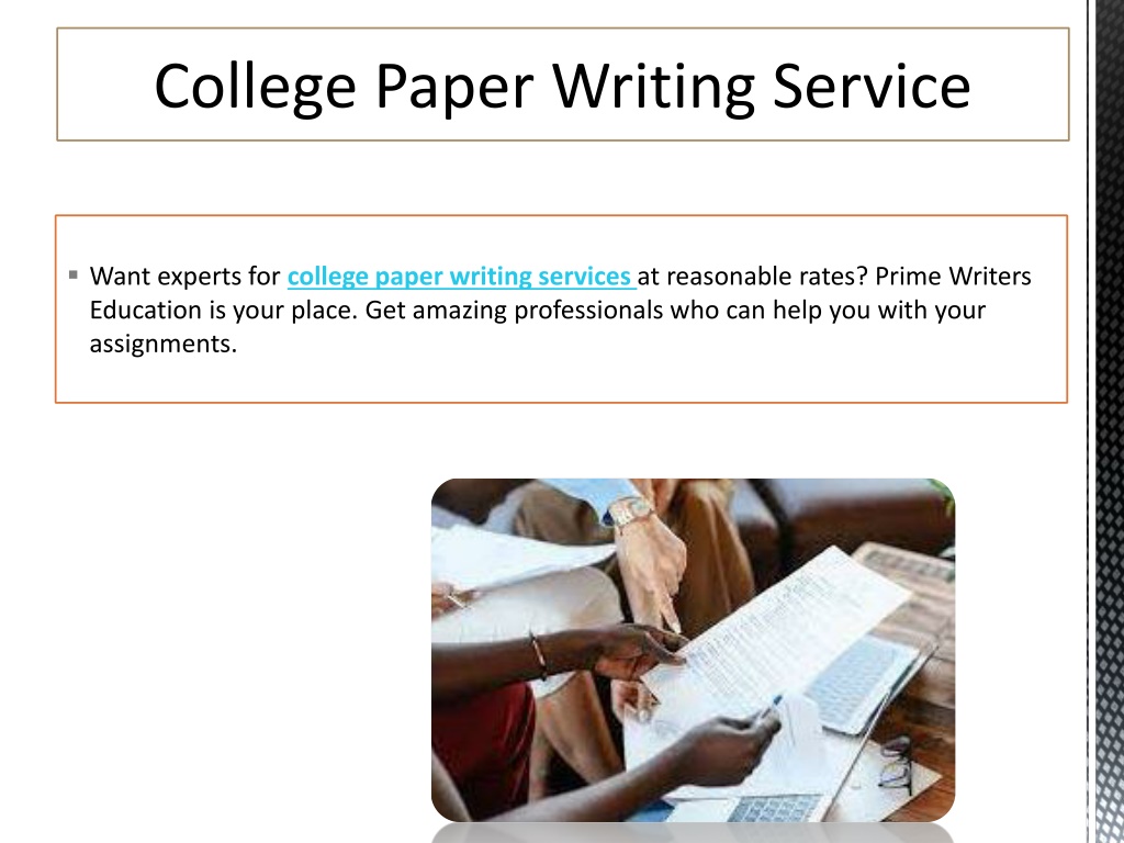 paper writing service college
