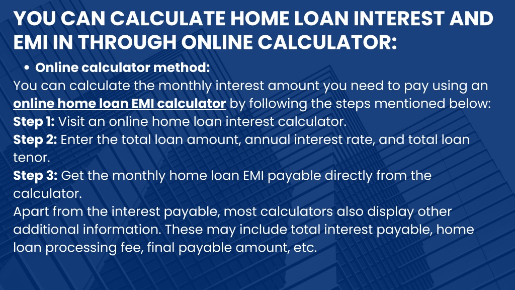 PPT - Online EMI Calculator PowerPoint Presentation, Free Download - ID ...