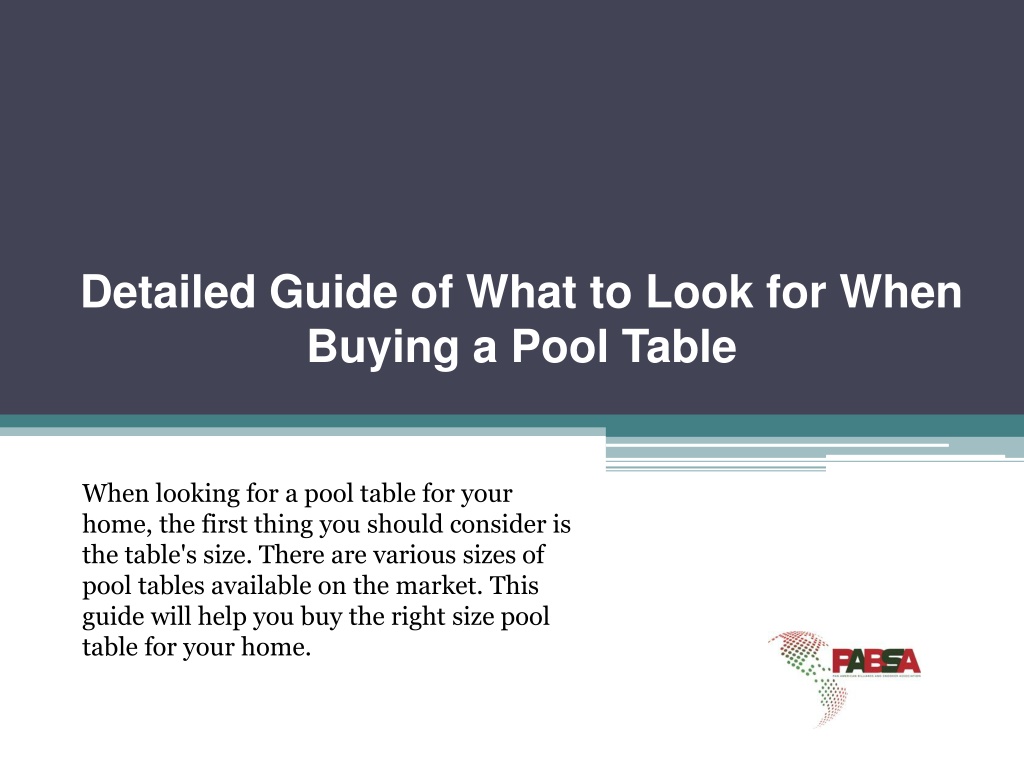 ppt-detailed-guide-of-what-to-look-for-when-buying-a-pool-table