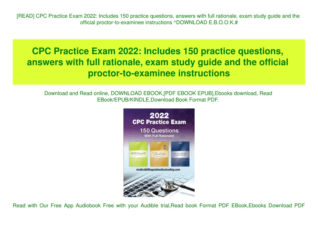 PPT [READ] CPC Practice Exam 2022 Includes 150 practice questions