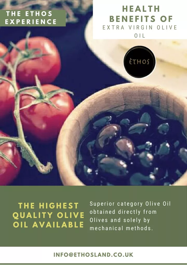 PPT - Health Benefits of Extra Virgin Olive Oil PowerPoint Presentation ...