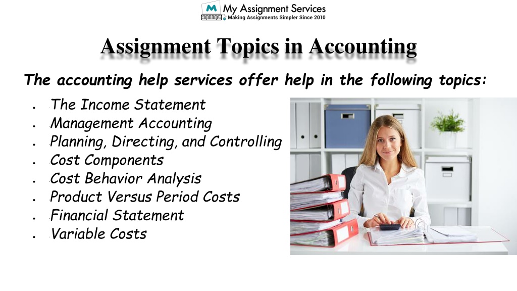 accounting assignment definition