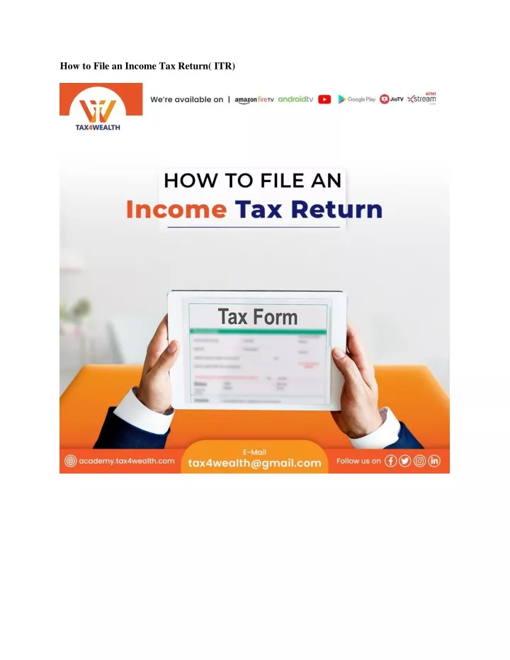 How To File Income Tax Return For Minor