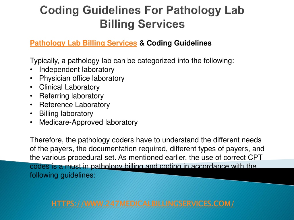 PPT Coding Guidelines For Pathology Lab Billing Services PowerPoint Presentation ID11735321