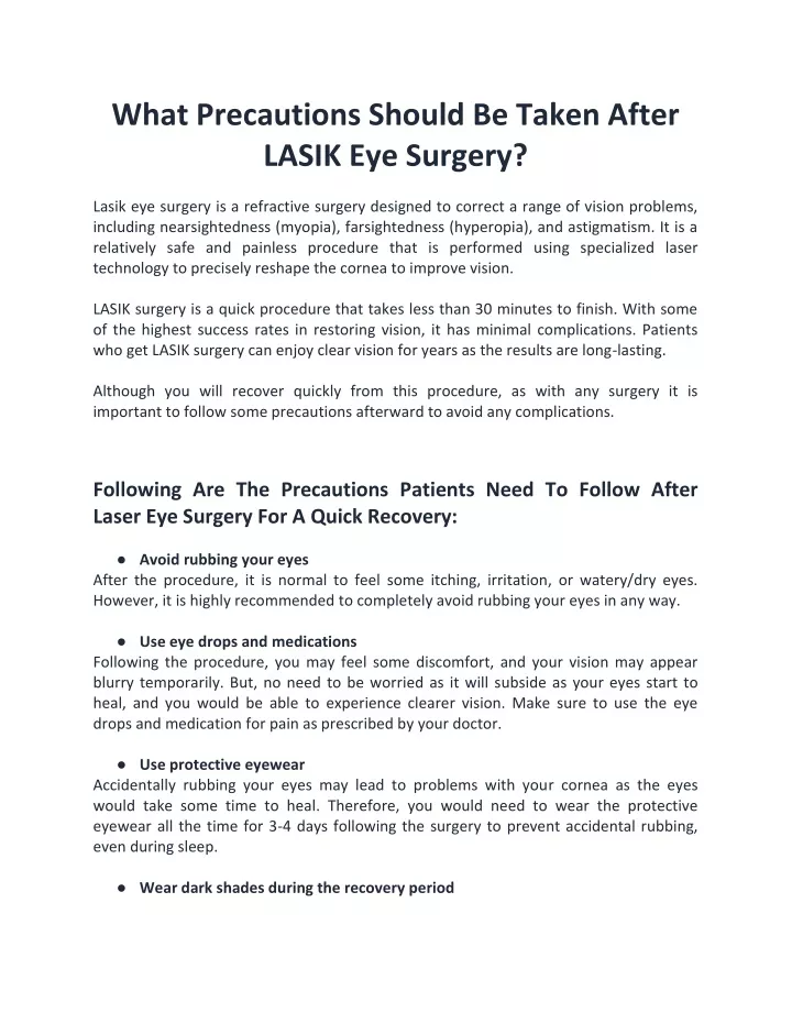 ppt-what-precautions-should-be-taken-after-lasik-eye-surgery