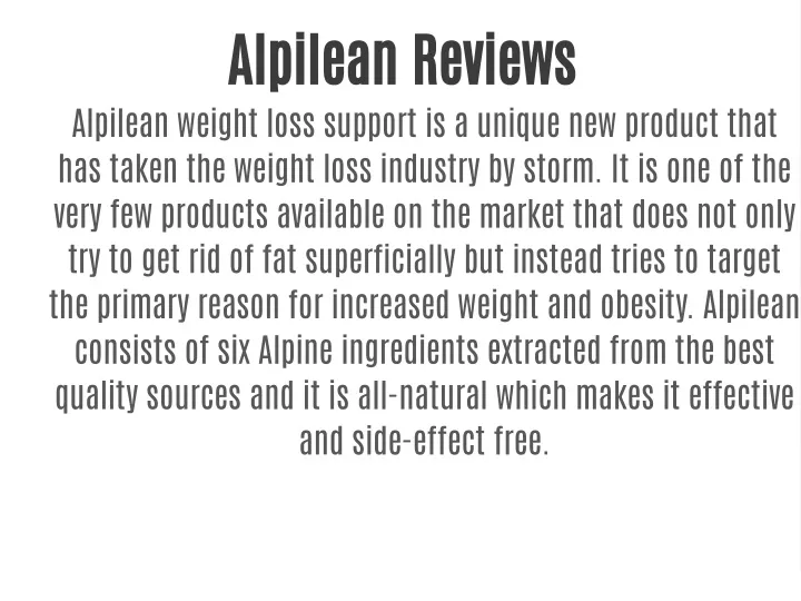 PPT - Alpilean Reviews PowerPoint Presentation, free download - ID:11737142