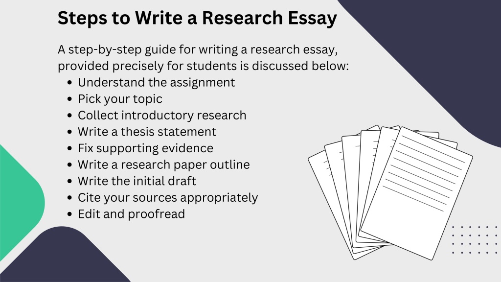 research essay ppt