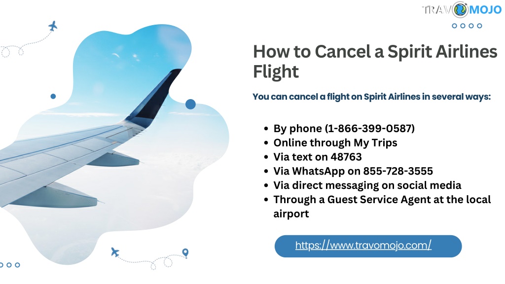 PPT Spirit Airlines Cancellation Policy Travomojo PowerPoint