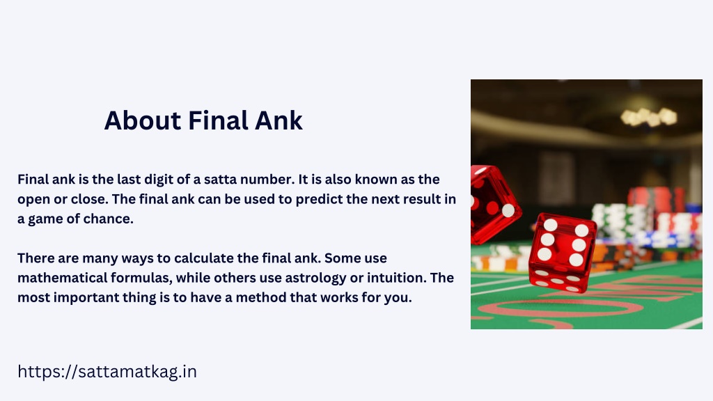 PPT Kalyan Final Ank Satta Result Check Out The Latest And