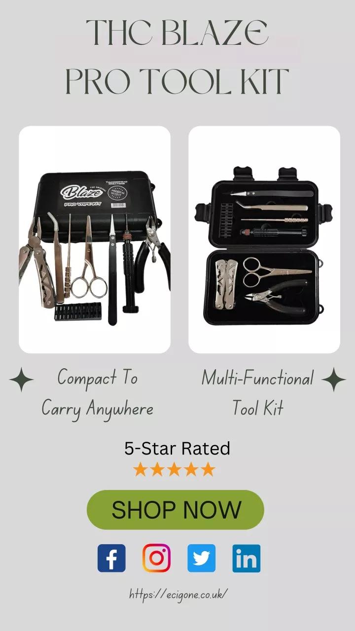 PPT THC Blaze Pro Tool Kit Only 17 Ecigone Vape Shop UK PowerPoint 