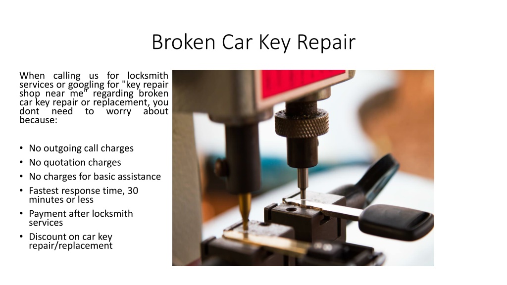 Ppt Car Key Replacement Powerpoint Presentation Free Download Id