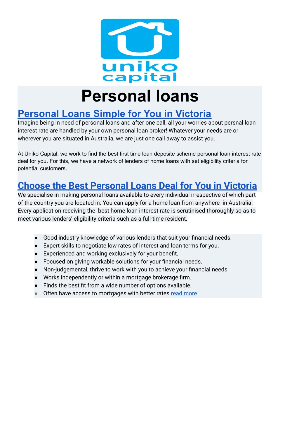 personal loan presentation