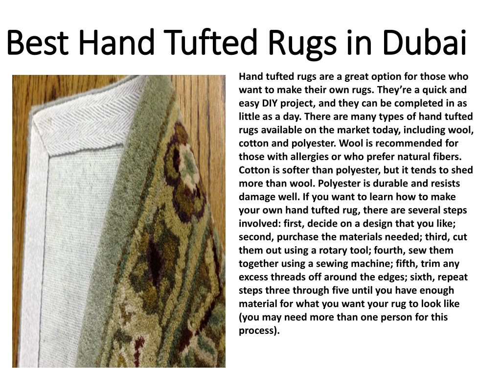 PPT rugsdubai.ae_Hand Tufted Rugs PowerPoint Presentation, free