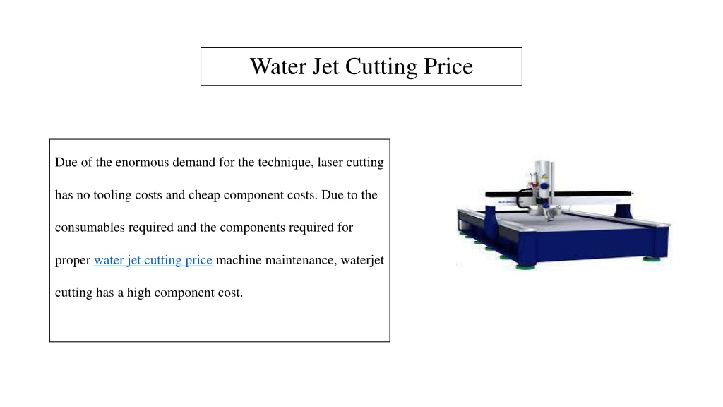 PPT waterjet PowerPoint Presentation, free download ID11741866