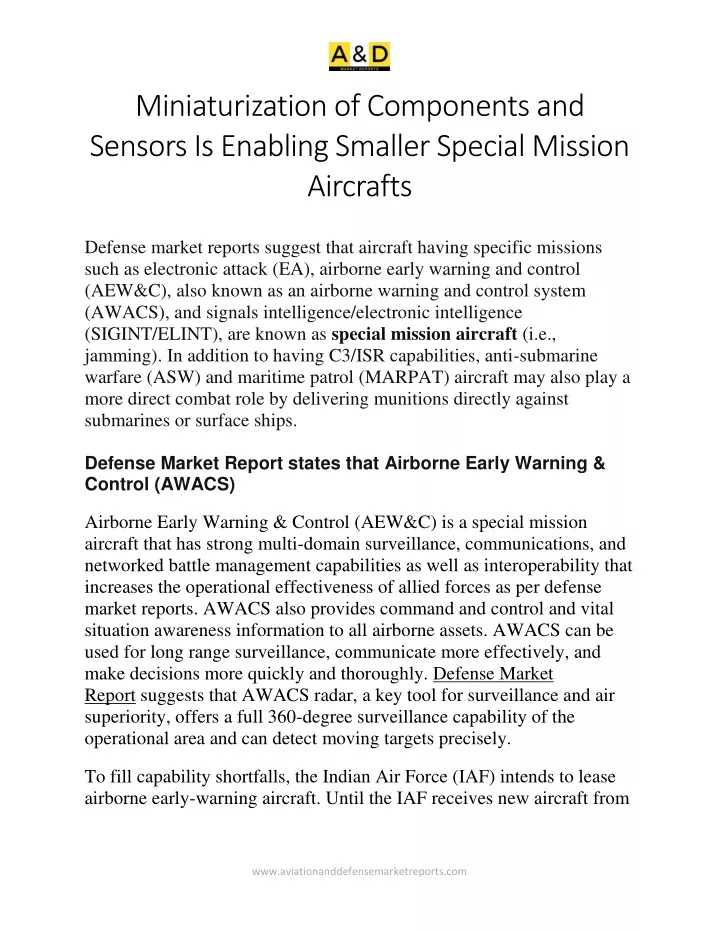 PPT - Miniaturization Of Components And Sensors Is Enabling Smaller ...