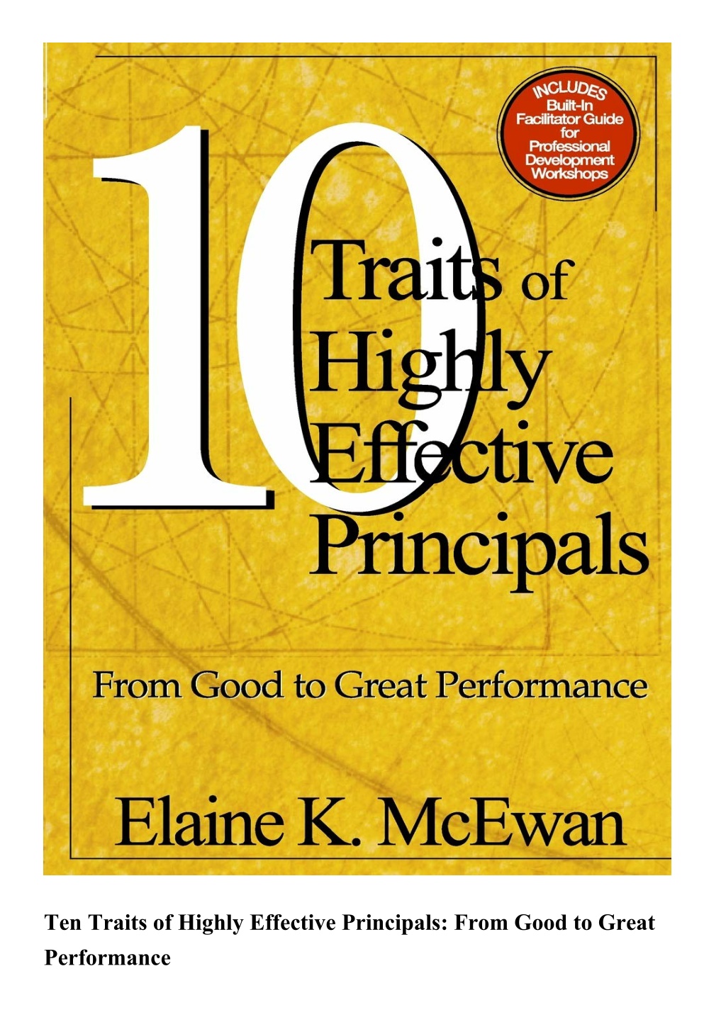 Ppt Read Ten Traits Of Highly Effective Principals From Good To Great