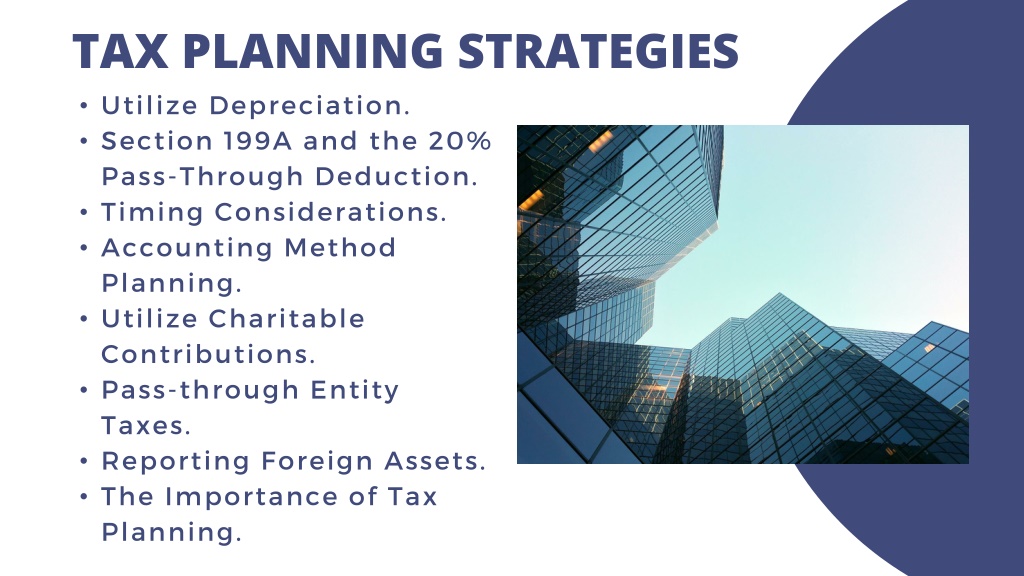 PPT - Tax Planning Strategies PowerPoint Presentation, Free Download ...