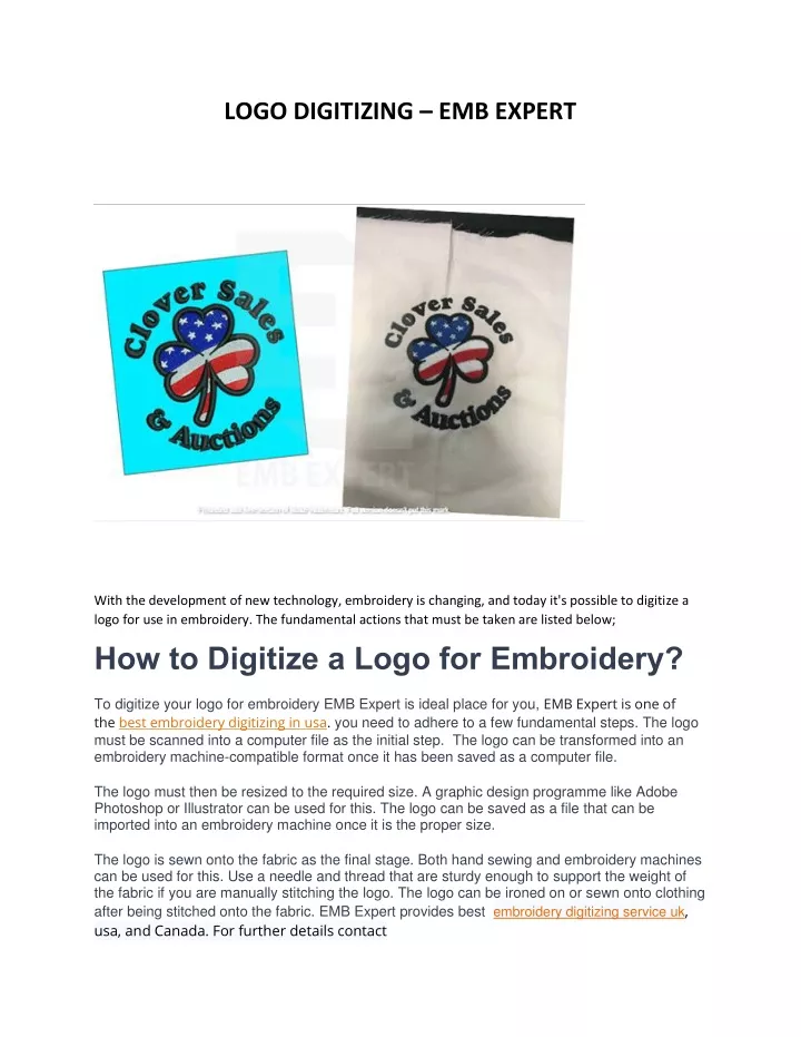 PPT - How To Digitize A Logo For Embroidery PowerPoint Presentation ...