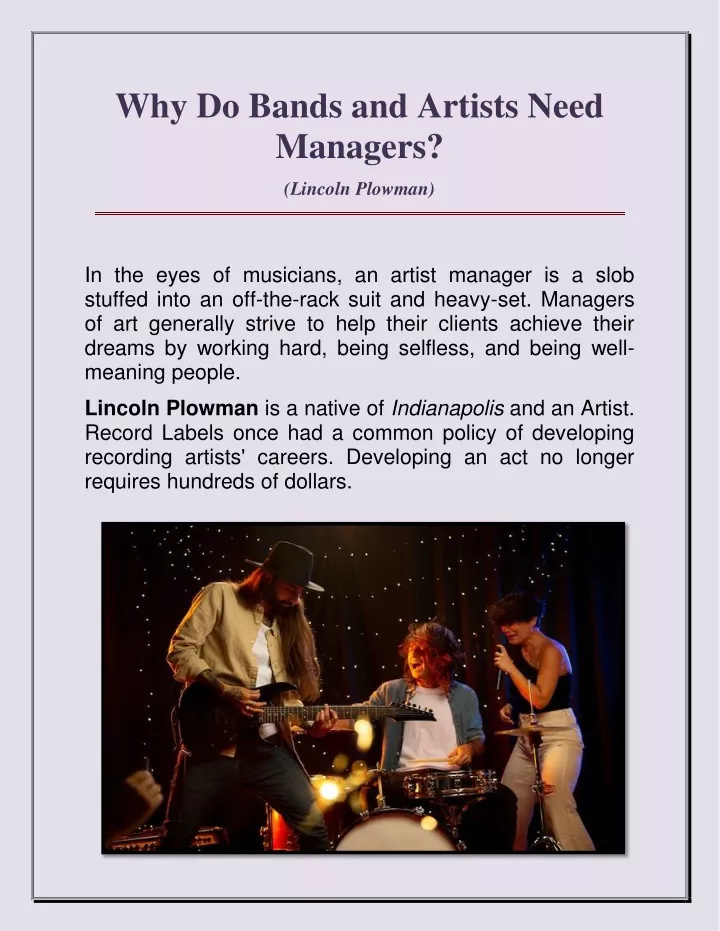 ppt-what-are-the-benefits-of-having-a-manager-for-a-band-or-artist