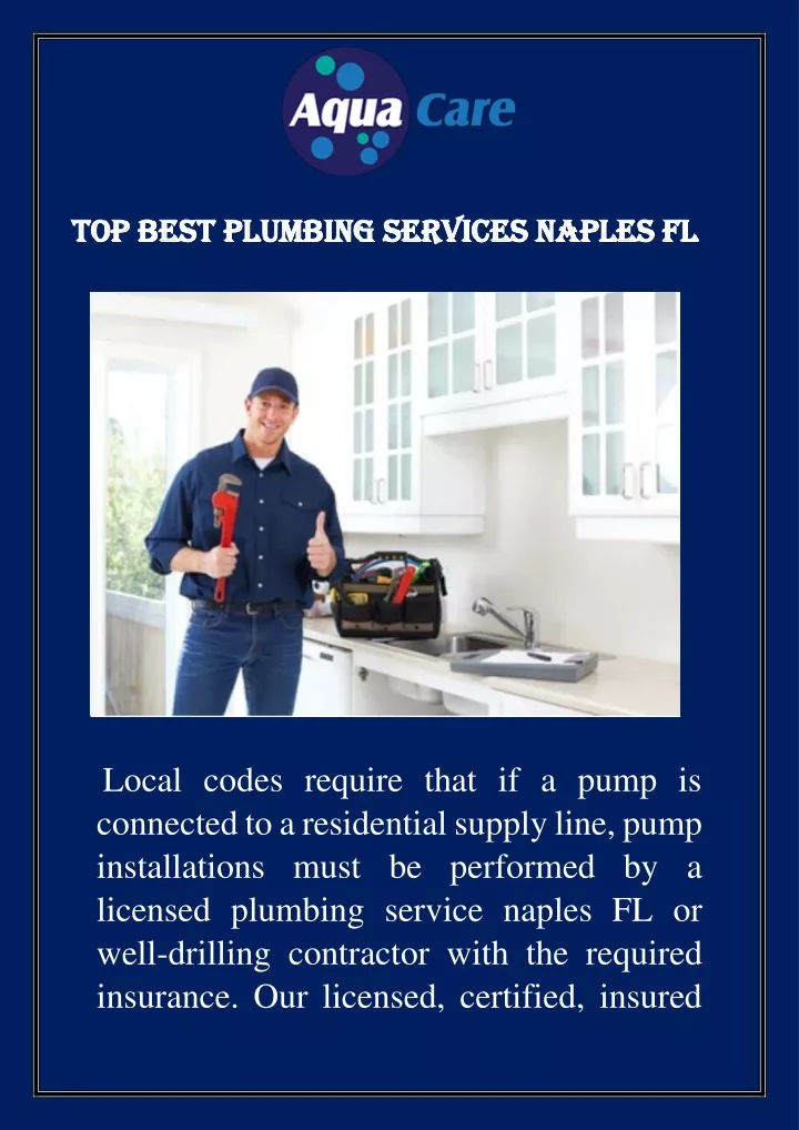 PPT Top Best Plumbing Services Naples FL PowerPoint Presentation