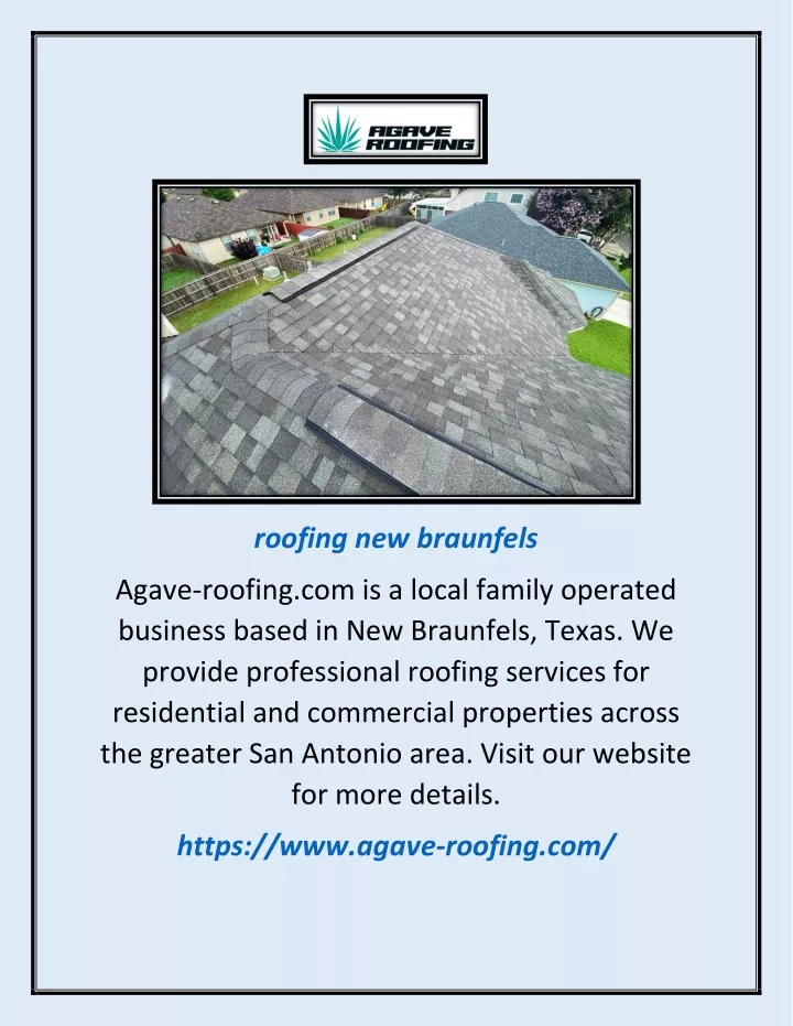 PPT Roofing New Braunfels PowerPoint Presentation ID11750024