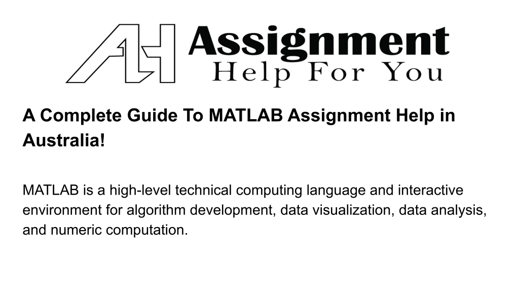 matlab assignment help in australia