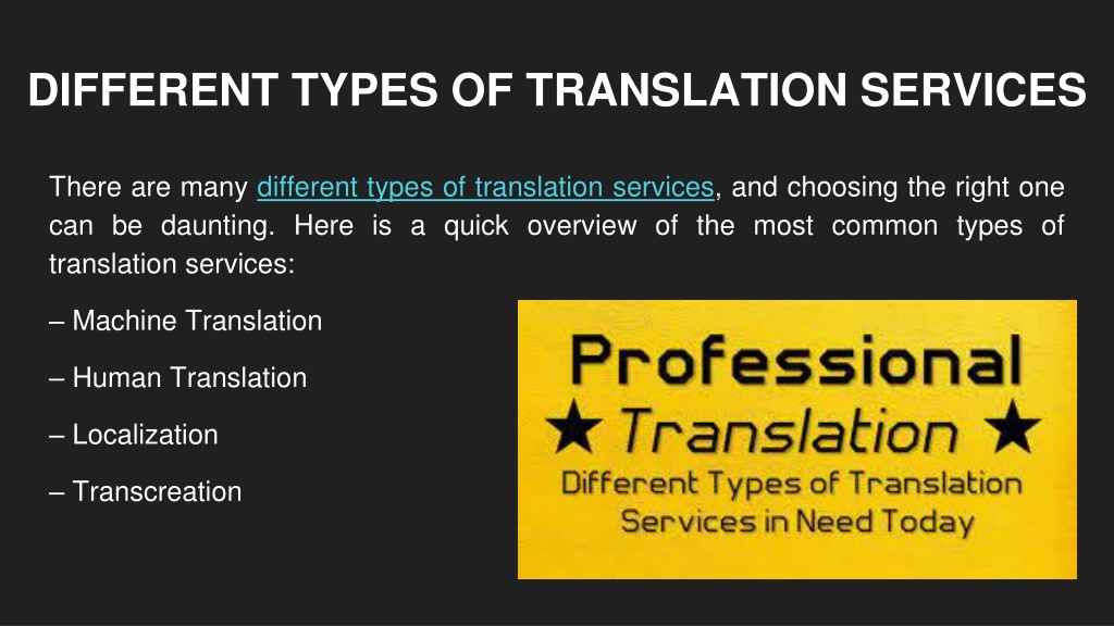 translation services presentation